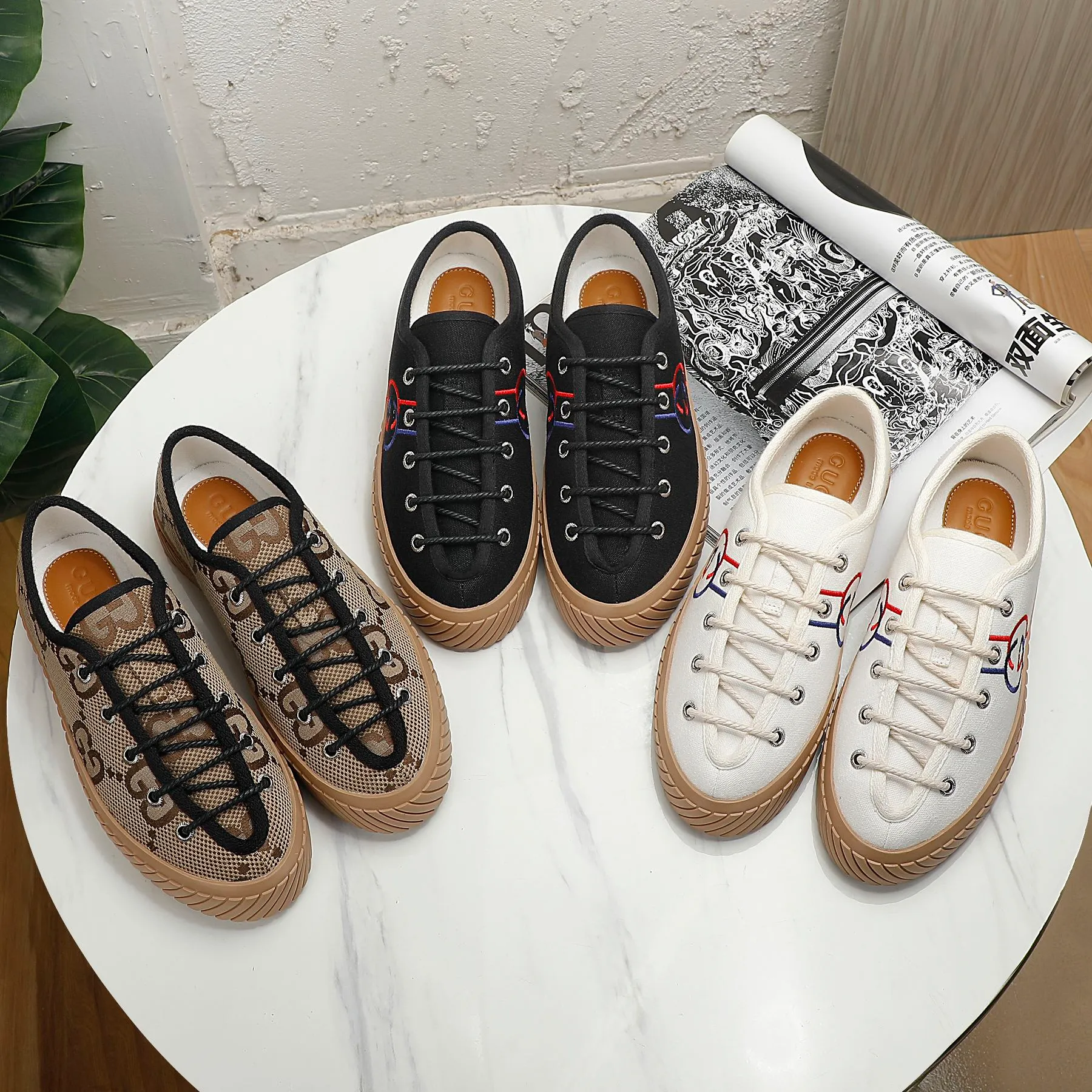 👟👟Ex-factory price 420👟👟 Men's size +10 GUCCI, couple style, other colors also available, you can also place an order with pictures
